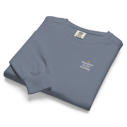 Sundays are for Resting - Heavyweight Crewneck