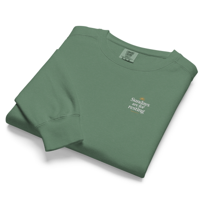 Sundays are for Resting - Heavyweight Crewneck