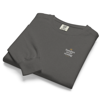 Sundays are for Resting - Heavyweight Crewneck